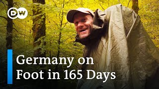 Hiking 3,442 km Alone Across Germany in 165 Days