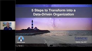 5 Steps to Transform Into a Data-Driven Organization | Ganes Kesari, Gramener