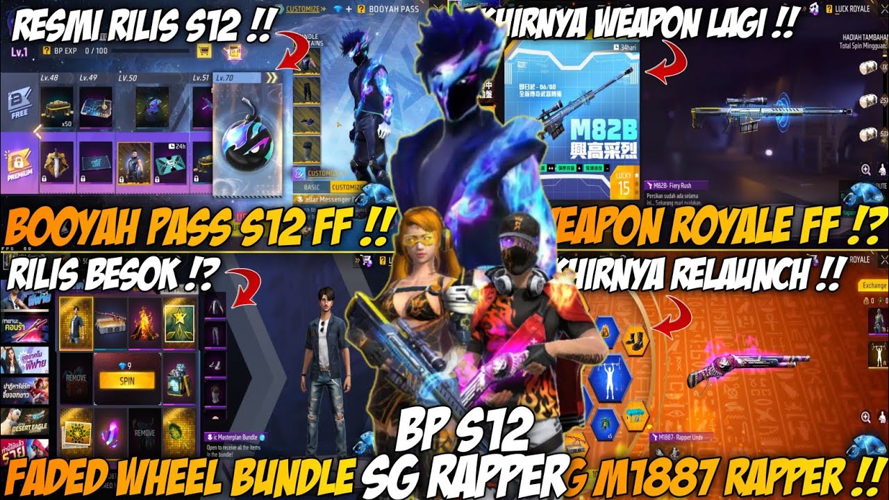 WEAPON ROYALE RILIS LAGI !! EVENT TERBARU, SHOTGUN M1887 RAPPER ...