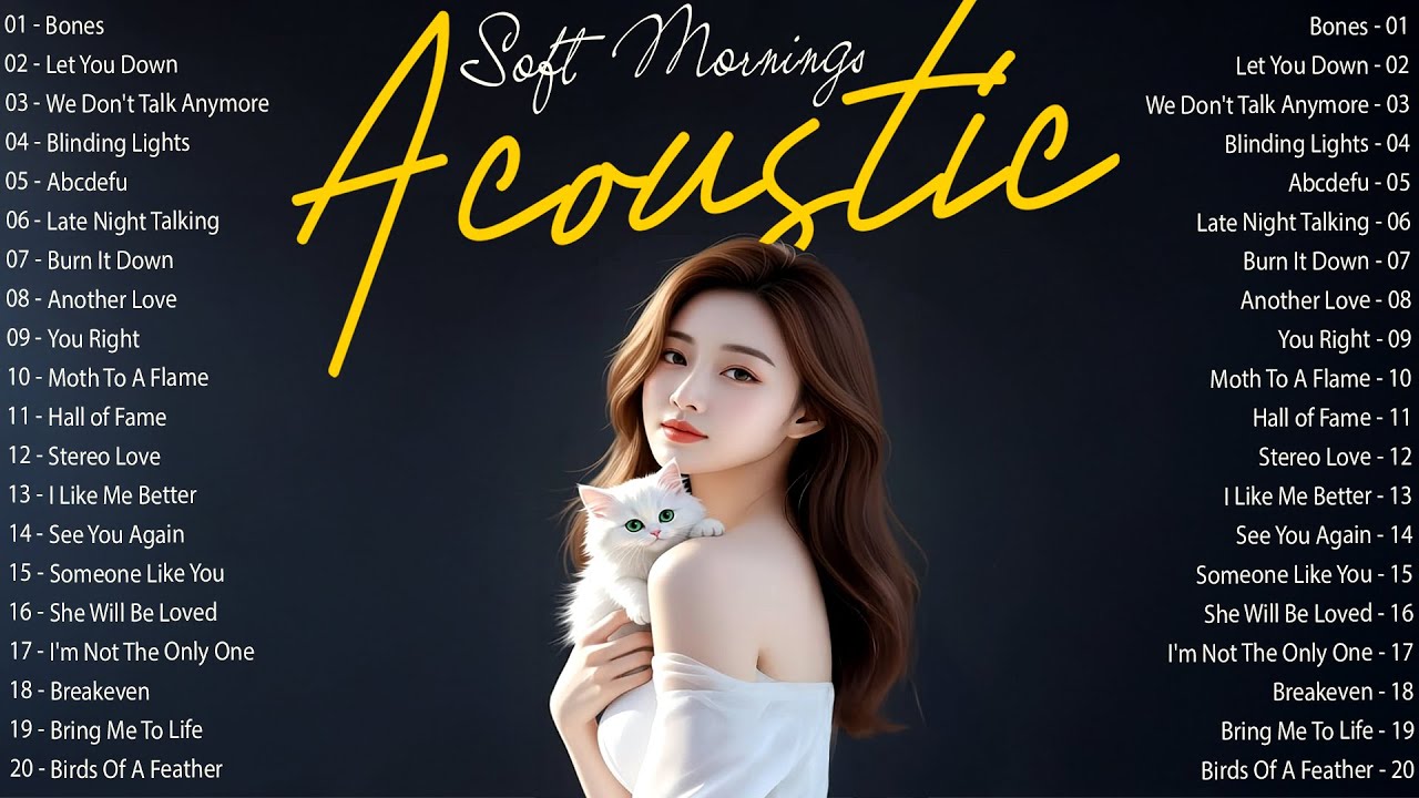 Soft Acoustic Songs 2026 ☕ English Songs with Lyrics for Slow Cozy Mornings