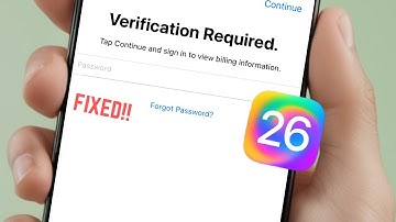 How To Fix Verification Required App Store || iOS 26