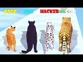 NOOB vs PRO vs HACKER vs GOD - Cat Evolution!