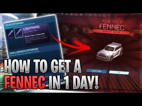 HOW TO GET A FENNEC IN A DAY! Rocket League Trading Step By Step Guide! How To Trade For Beginners!