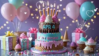 🎉 April 4th Birthday Wishes! 🎂 | Special Birthday Wishes & Messages 🥳