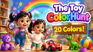 Learn Colors | Colors for Kids 🌈 | baby color | Nursery Rhymes | Little Wonder World Sisters