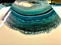 Acrylic Pour Traveling Ring Pour "Getting my Blue's On Again"