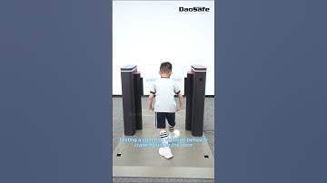 Common violation behavior crawling under the door#turnstile #Access Control