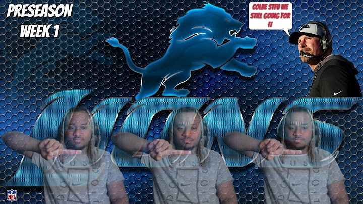 Detroit Lions vs. New York Giants | 2024 Preseason Week 1 Game Highlights! Reaction