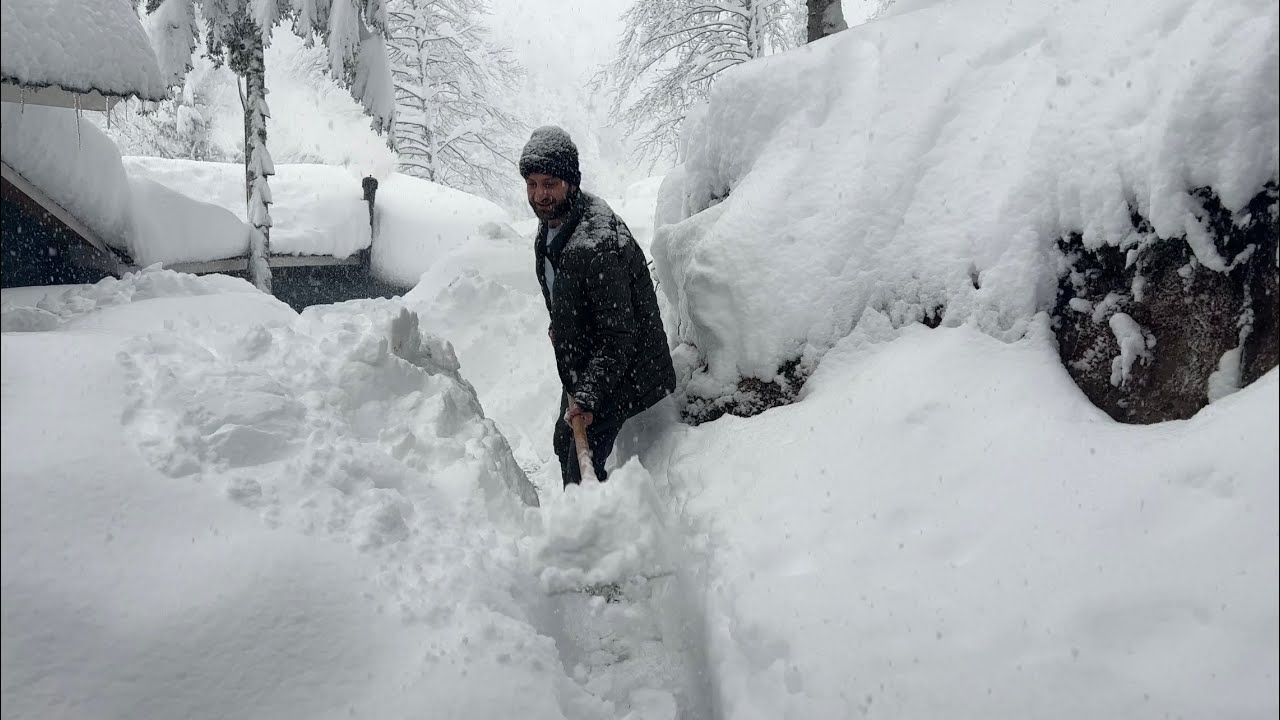 Два часа реальной жизни в отдаленной заснеженной деревне | Полный фильм