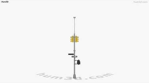 Traffic Light Post 3D model by 3DModels.org