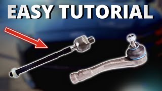 HOW TO REPLACE TIE RODS (EASY STEPBYSTEP)