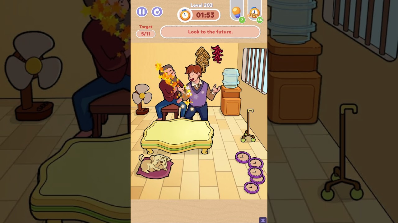 Tidy Master Level 203 - Fast Forward Time to See the Future