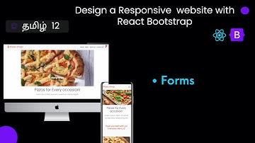 React Bootstrap Forms Tamil | Design a responsive website with React Bootstrap Tamil