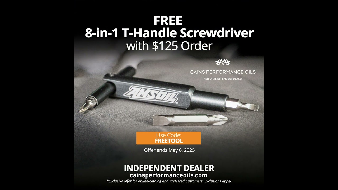 Free 8-in-1 T-Handle Screwdriver with Your $125 Order – Limited Time! 