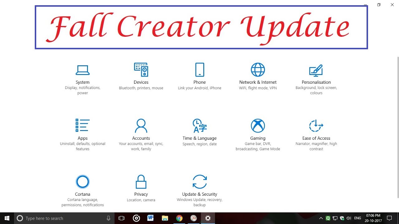 How to Download / upgrade to Windows 10 Fall Creators Update Right Now ...