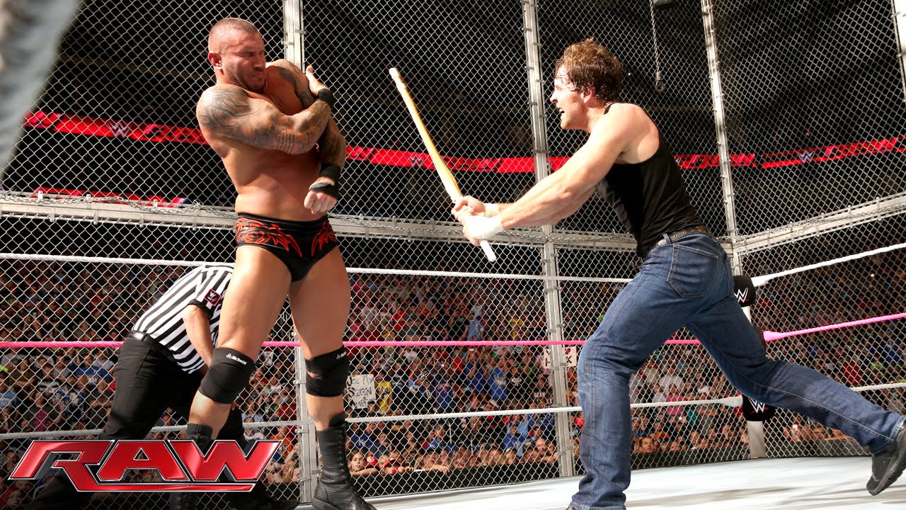 John Cena Dean Ambrose Vs Randy Orton Seth Rollins Kane 3