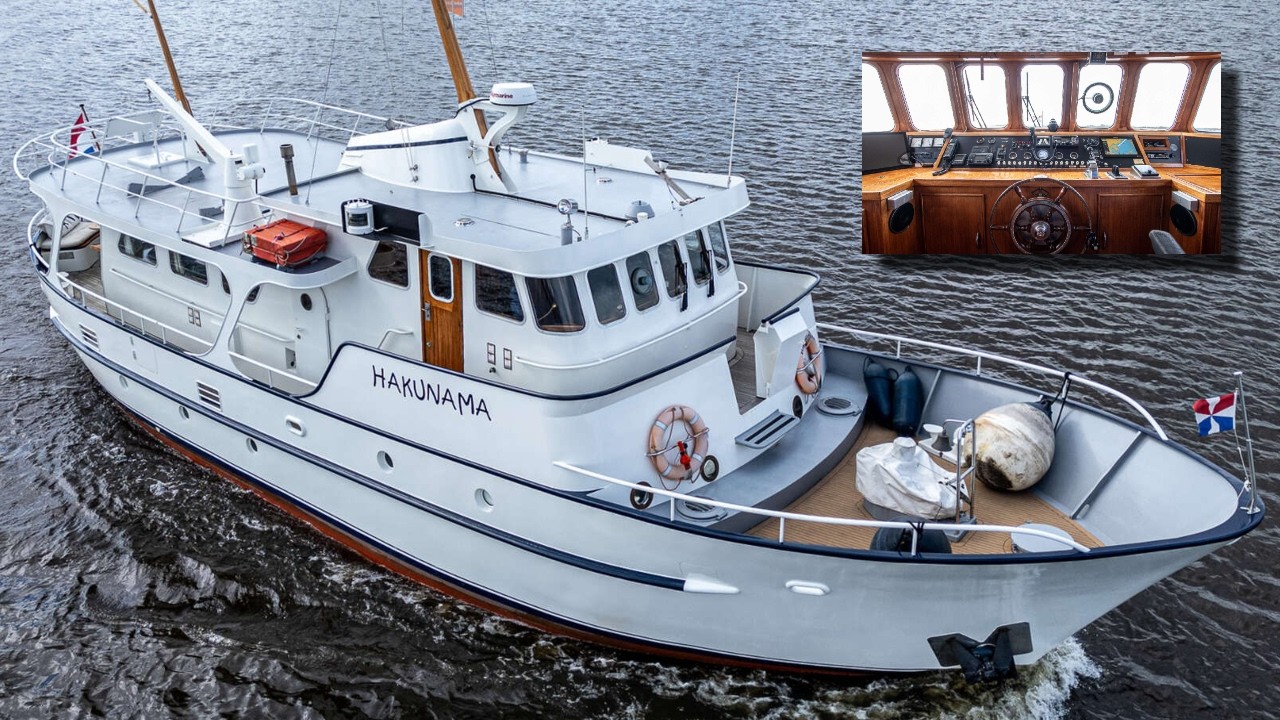 THIS Is a €555,000 STEEL Classic Motor Yacht (2,700 NM Range)