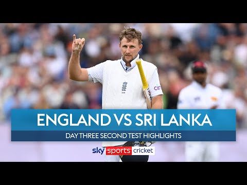 Joe Root makes history with 34th century | England vs Sri Lanka | Day Three Second Test Highlights
