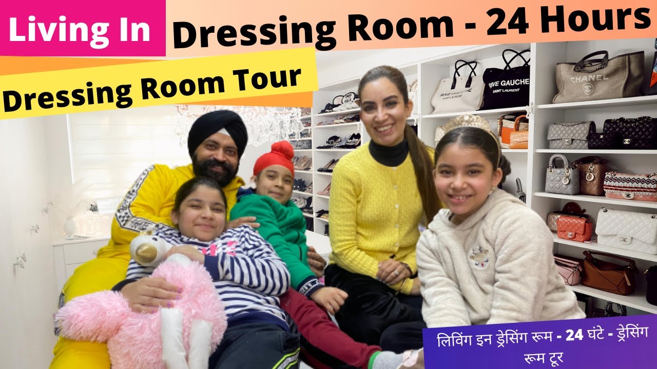 living-in-dressing-room-24-hours-challenge-dressing-room-tour