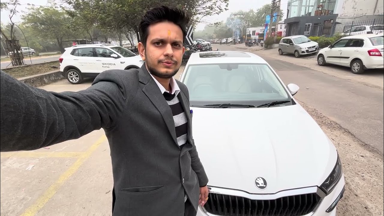 DEMO CAR FOR SALE | UNREGISTERED | SKODA SLAVIA | 1.0 TSI MT | PRESTIGE | CANDY WHITE | 3000 KM RUN