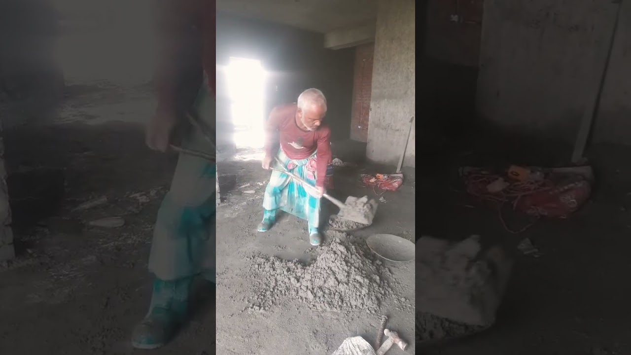 plastering work/Nice Human work building construction 