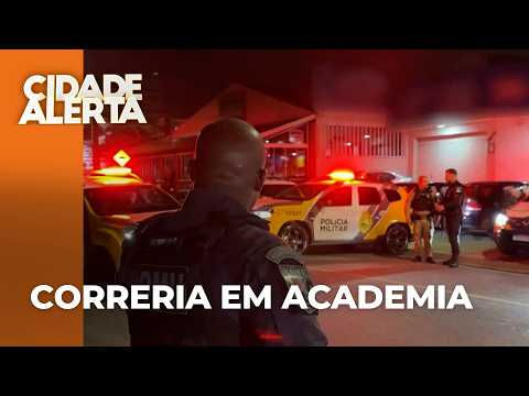 Gritaria e correria em academia: suspeito parte para cima da companheira que fica aterrorizada