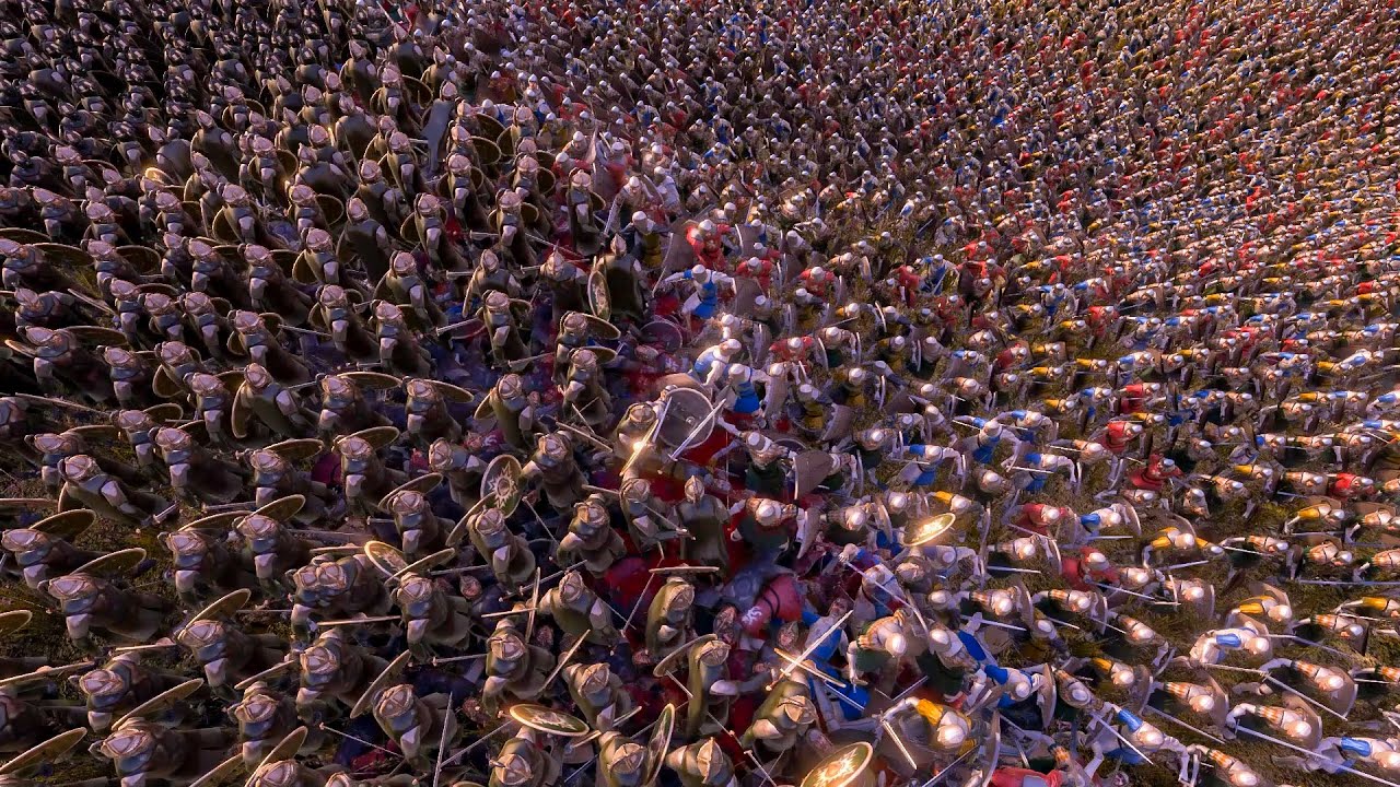 UEBS 2 _ 23 000 Footmans VS 20 000 Rohan Swordsmans! ► Ultimate Epic Battle Simulator 2