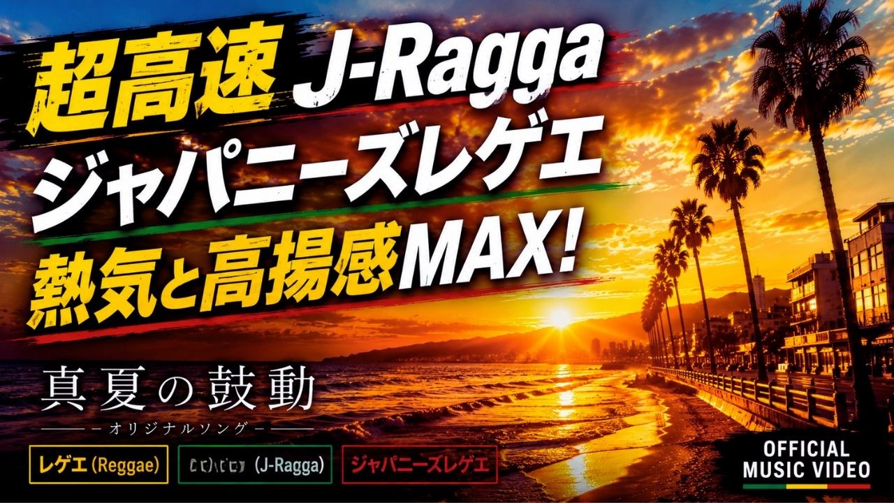 ジャパニーズレゲエ真夏の鼓動【Official Music Video】ドライブレゲエ