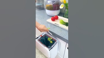 [review đồ gia dụng tiện lợi] sọt rác trong nhà bếp.