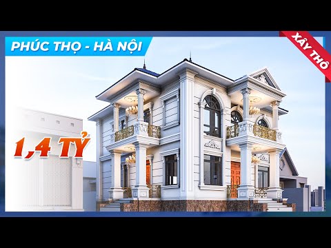 Video Mẫu Biệt Thự 2 Tầng Mái Nhật Đẹp Lộng Lẫy Xây Thô 1,4... - youtube