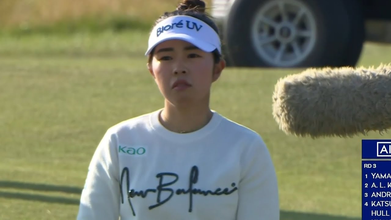 Miyu Yamashita 2025 Open Championship Round 3