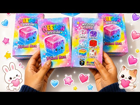 🧊 PAPER DIY 🧊 NEEDOH NICE CUBE DIY BLIND BOX UNBOXING! 😱 What's Inside? | ASMR