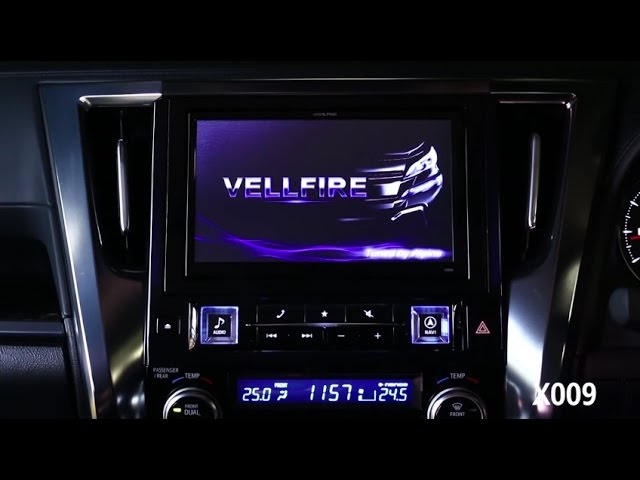 カーナビ ALPINE v-x009 9inch X009 The 9 Inch Navigation Display Head Unit Exclusively Designed