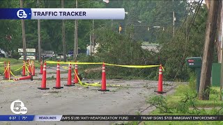 Traffic Tracker in Lorain for storm damage