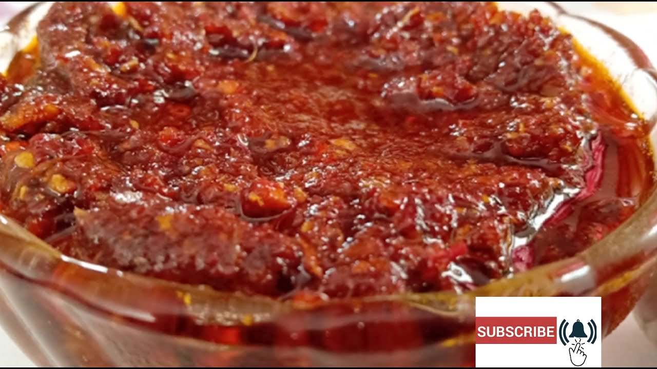 लाल मिर्च और लहसुन की अचारी चटनी जिसे महीने तक स्टोर करे Garlic Dry Red Chilli Chutney