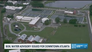 Boil water advisory still in place for parts of Downtown Atlanta