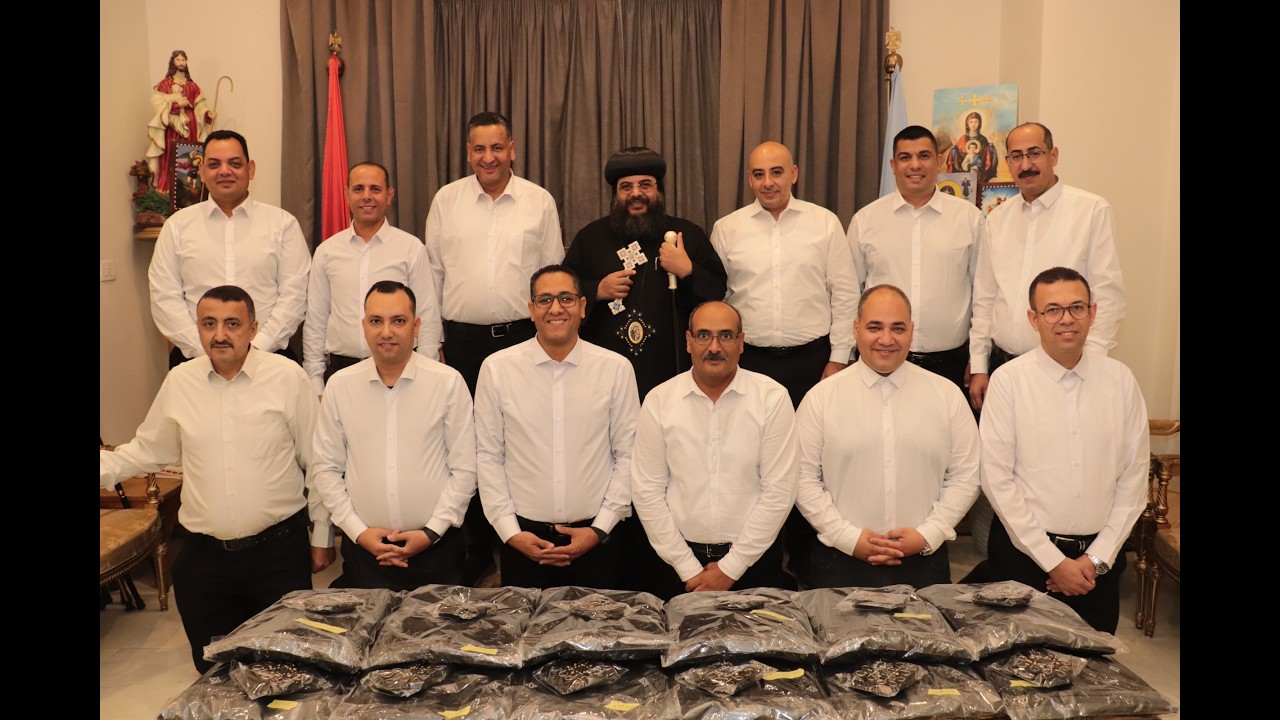 قداس رسامه الدفعه الخامسه ( 24 ) كاهن بيد نيافه الأنبا إيلاريون أسقف البحر الأحمر ولفيف من الأساقفه