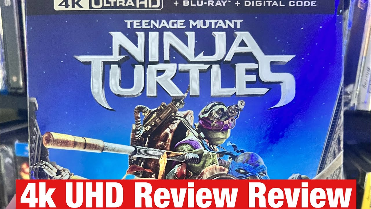 Teenage Mutant Ninja Turtles 4k UHD Blu-ray. Atmos Digital code Giveaway