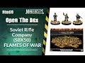 Peinture sur figurines [OPEN THE BOX] : Figurines FLAMES OF WAR Soviet Rifle Company