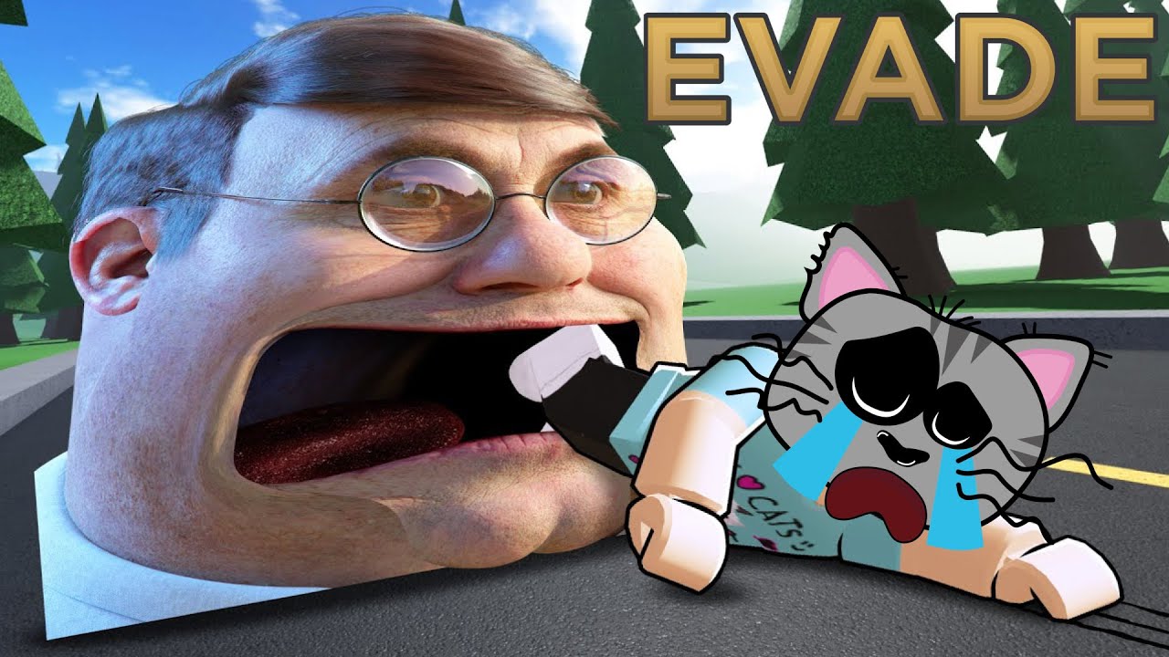 Escapamos de las Cabezas GIGANTES en EVADE ROBLOX