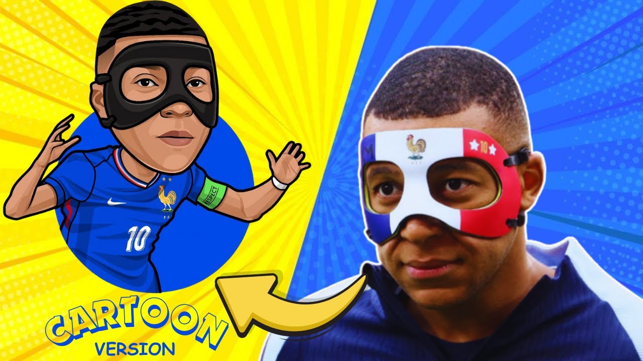 GUESS THE FOOTBALL PLAYERS BY CARTOON VERSION | FOOTBALL QUIZ 2024