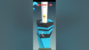 Stack Ball | All Levels Gameplay Walkthrough | New Level 221 | ios, android, Mobile Game #shorts