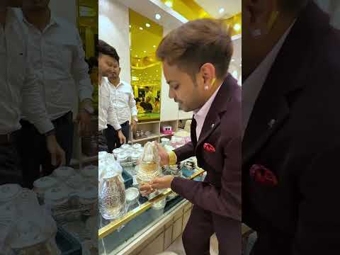 Silver Collection || Giri Zever Mahal Viral Jewellery Showroom 📍Indore #girizevermahal #viral #fyp