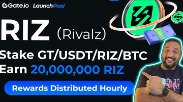 Gate.io Launchpool: Stake to Earn Rivalz (RIZ) | Earn Rewards with RIZ Staking