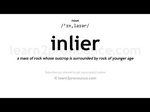 Pronunciation of Inlier | Definition of Inlier