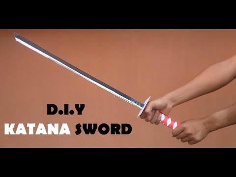 DIY - How To Make Katana Sword Using Paper (Paper Katana Craft) - Craft