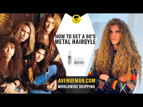 How To Get a 90&rsquo;s Metal Hairstyle With Robby Metal | Avenue Man Hair Products