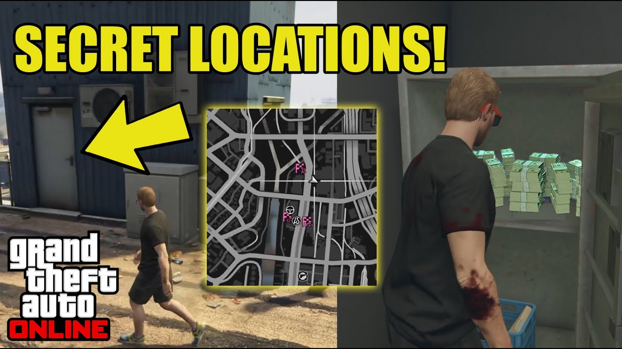 GTA 5 Online SECRET Hidden Locations You Didn't Know About... - YouTube