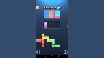 Block Puzzle King Double Mode Level 186 Walkthrough Solution