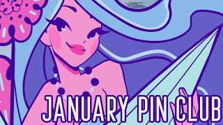 January Behind the Scene Pin Timelapse